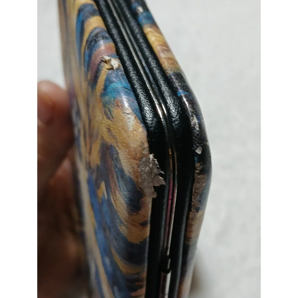 Doctor Who Van Gogh Exploding‎ TARDIS Vinyl Ladies Clutch Wallet